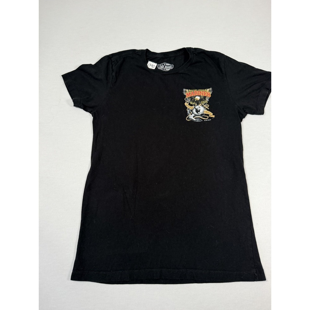 7.62 Design Shirt Mens Small Black United States Marines Semper Fidelis Tee